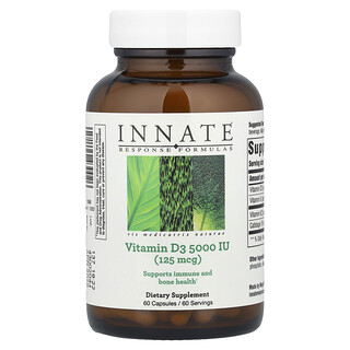 Innate Response Formulas, Vitamine D3, 125 mcg (5.000 IE), 60 capsules