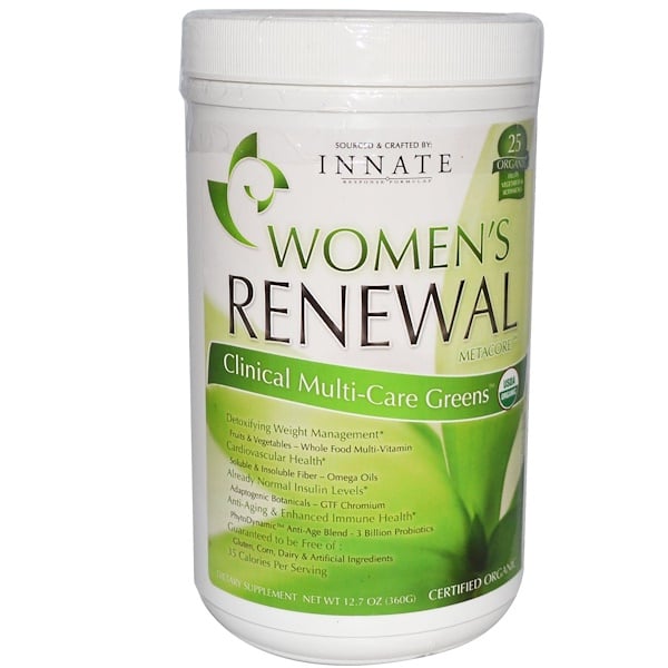 Innate Response Formulas, Women's Renewal MetaCore, Clinical Multi-Care Greens, 12.7 oz (360 g) (Discontinued Item) 