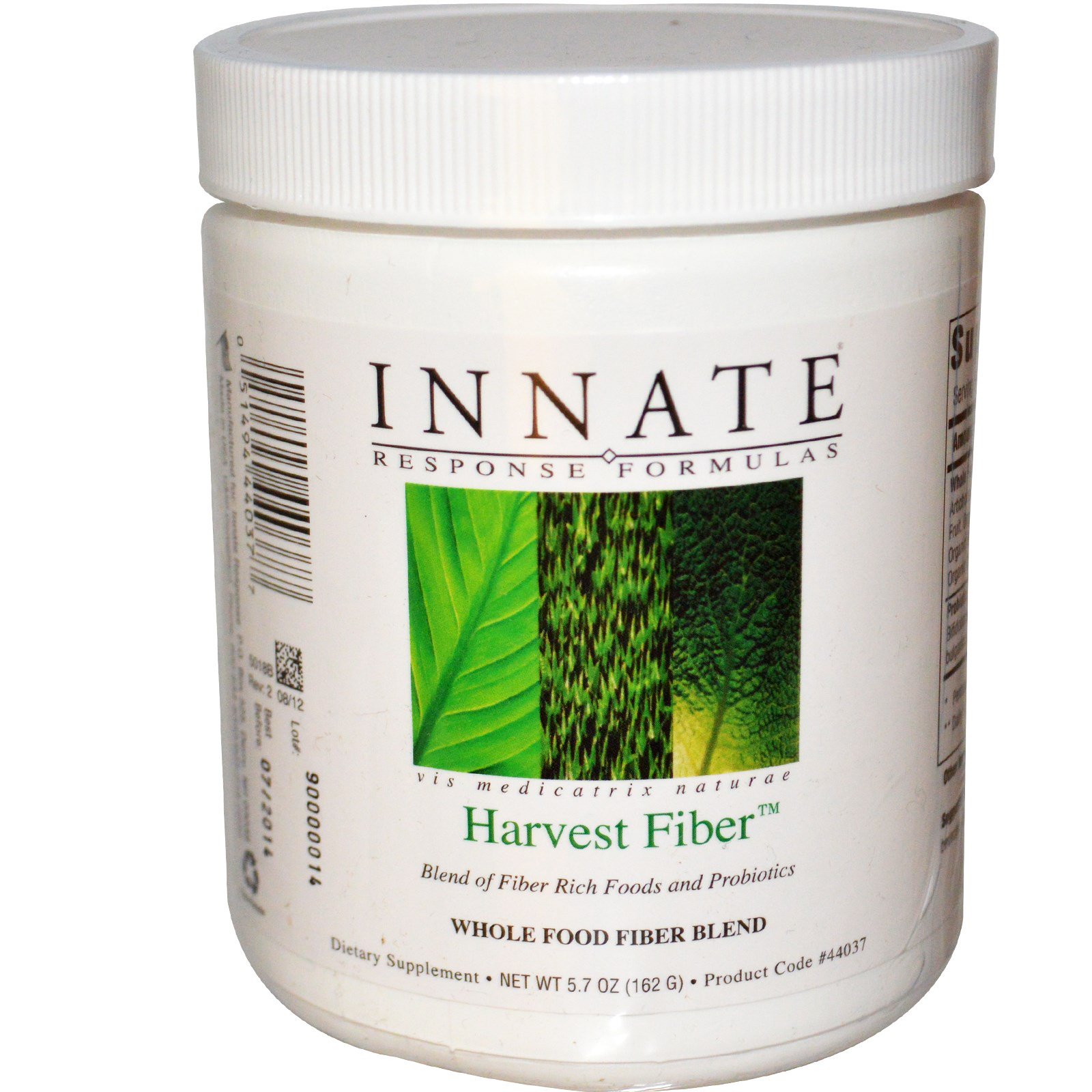 Innate Response Formulas, Harvest Fiber, Whole Food Fiber Blend, 5.7 oz