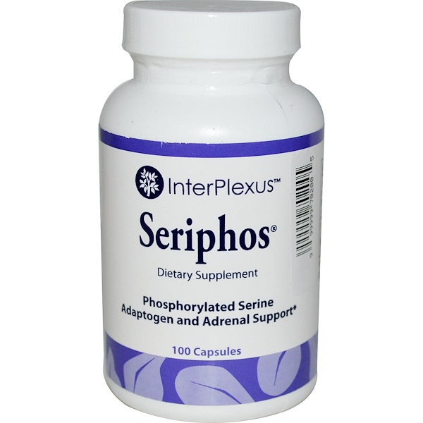 InterPlexus Inc., Seriphos, Фосфорилированный серин, 100 капсул (Discontinued Item) 