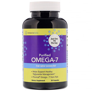 Отзывы о InnovixLabs, Purified Omega-7, 30 Capsules