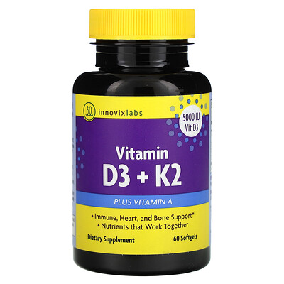 InnovixLabs Vitamin D3 + K2: A Synergistic Approach to Health