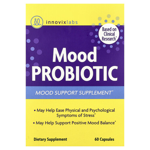 InnovixLabs, Mood Probiotic, Probiotikum für die Stimmung, 60 Kapseln