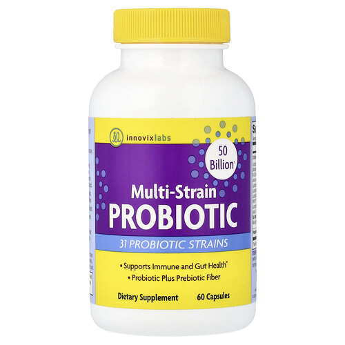 Innovixlabs Multi-Strain Probiotic, 60 Capsules