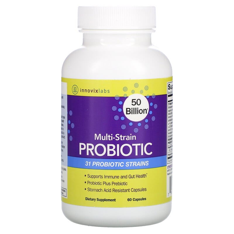 InnovixLabs, Multi-Strain Probiotic, 50 Billion, 60 Capsules - IHerb