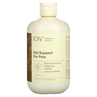 ION Biome, دعم صحة أمعاء الحيوانات الأليفة، للكلاب والقطط، 16 أونصة سائلة (437 مل)