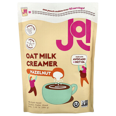 JOI, Suplemento en crema para bebida de avena, Avellana, 644 g (1,42 lb)