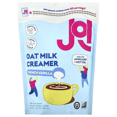 Product Image for JOI, Oat Milk Creamer, French Vanilla, 1.42 lb (644 g)