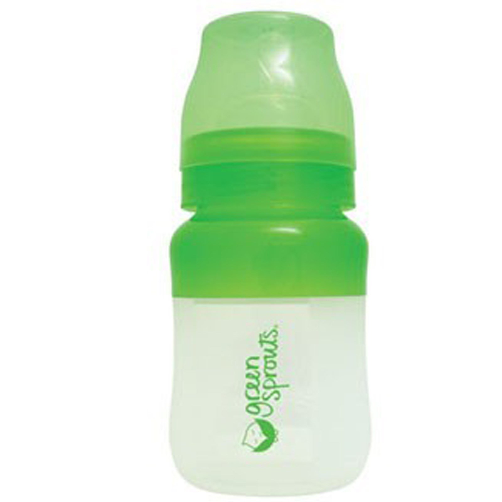 i play Inc., Green Sprouts, Silicone Feeding Bottle, Stage 14, Birth