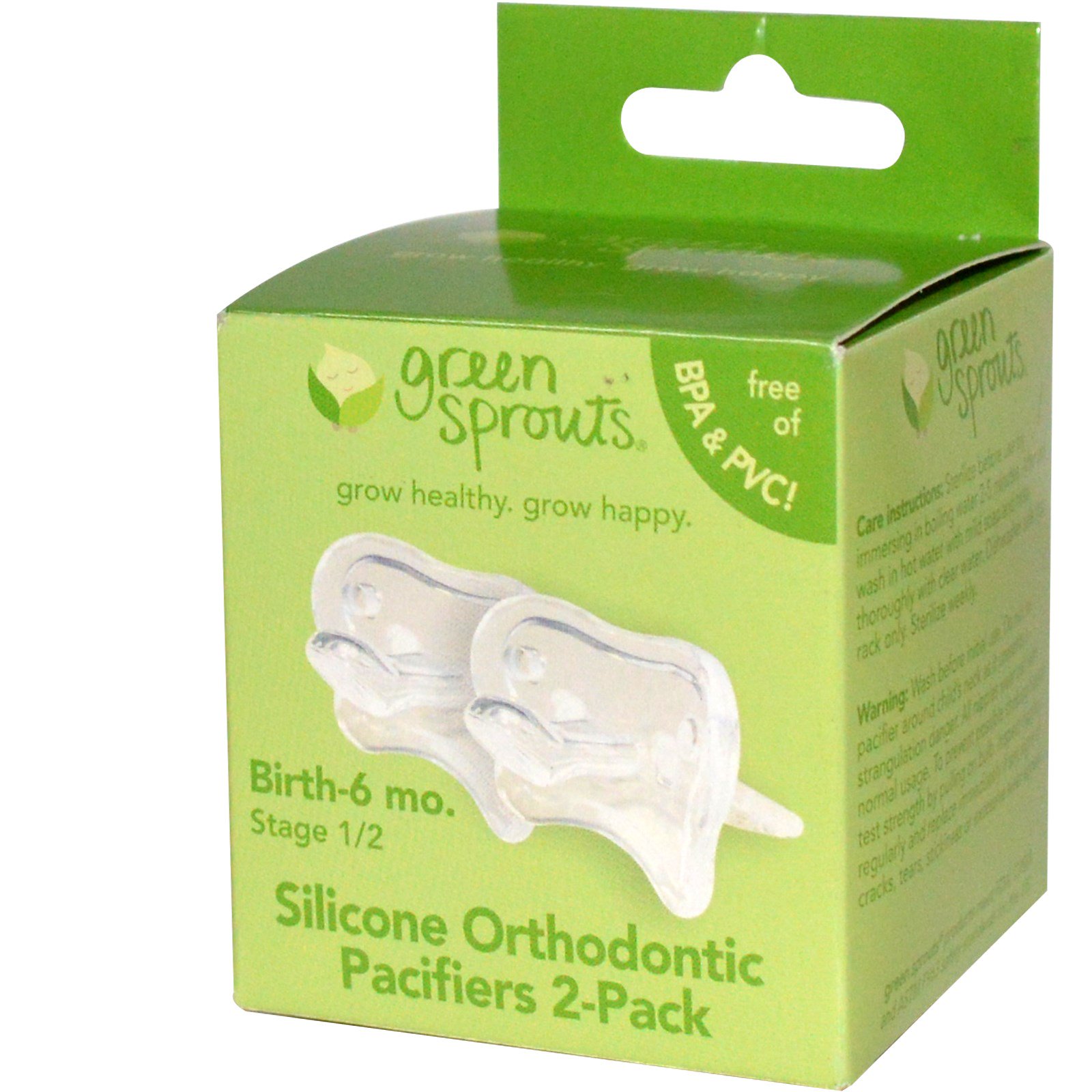 green sprouts pacifier
