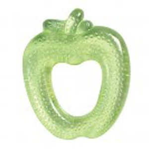 iPlay Inc., Green Sprouts, охлаждающее фруктовое зубное кольцо, зеленое яблоко, от 3 месяцев