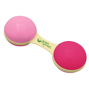Отзывы о Айплэй ИНк, Cornstarch Dumbbell Rattle, Hot Pink Color