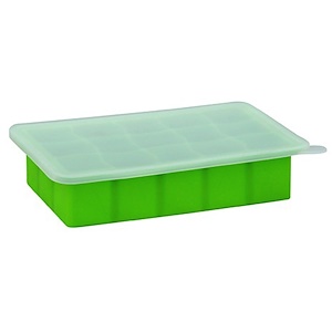 Отзывы о Айплэй ИНк, Green Sprouts, Fresh Baby Food Freezer Tray, Green, 1 Tray, 15 Portions — 1 oz (28 ml) Cubes Each