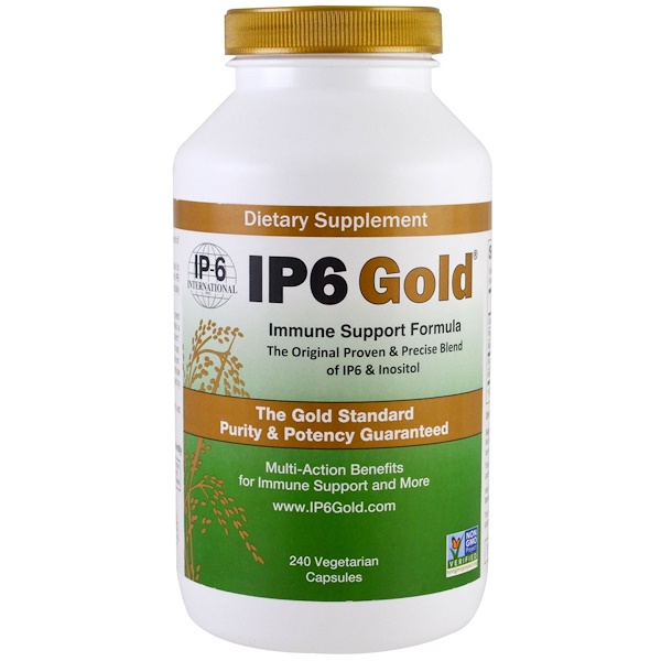 IP-6 International, IP6 Gold, Immune Support Formula, Unterstützung des Immunsystems, 240 vegetarische Kapseln