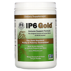 ИП 6 интернатионал, IP6 Gold, Immune Support Formula Powder, Mango Passionfruit Flavor, 412 gm отзывы покупателей