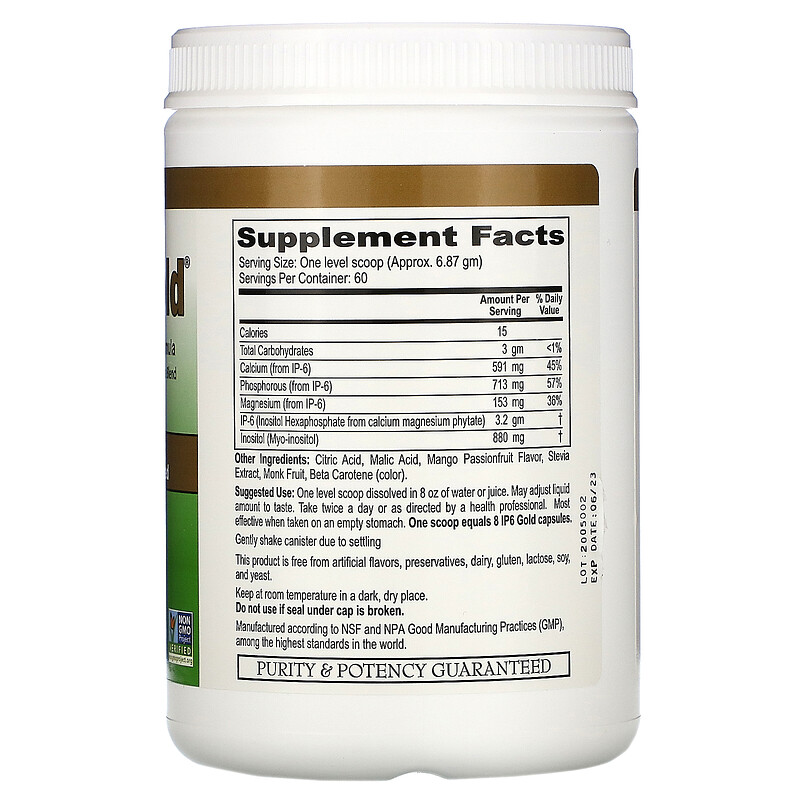 IP-6 International, IP6 Gold, Immune Support Formula Powder, Mango ...