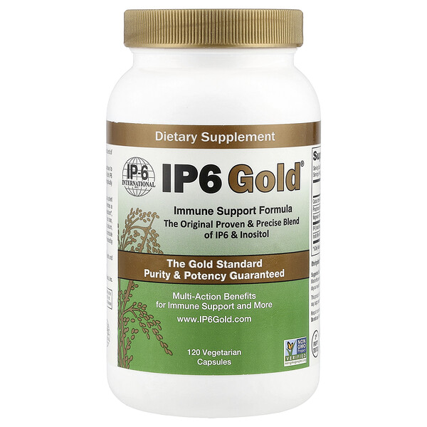 IP-6 International IP6 Gold®, Immune Support Formula, 120 Vegetarian Capsules