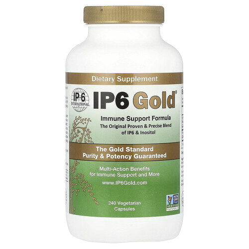 IP-6 International, IP6 Gold®, Immune Support Formula, 240 Vegetarian Capsules