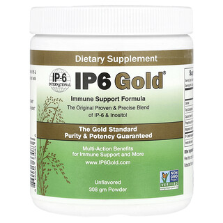 IP-6 International, IP6 Gold®, Fórmula de Suporte Imunológico em Pó, Sem Sabor, 308 g