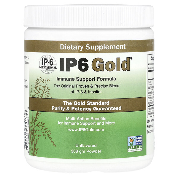 IP-6 International IP6 Gold®, Immune Support Formula Powder, Unflavored, 308 g