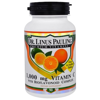 Irwin Naturals Dr. Linus Pauling, витамин С, 1000 мг, 90 таблеток