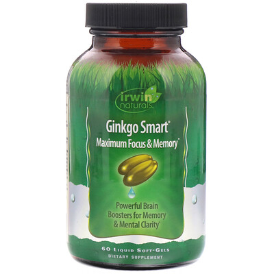 

Ginkgo Smart, максимальная концетрация и память, 60 жидких капсул