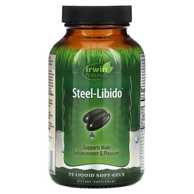 

Irwin Naturals Steel Libido 75 мягких желатиновых капсул с жидкостью