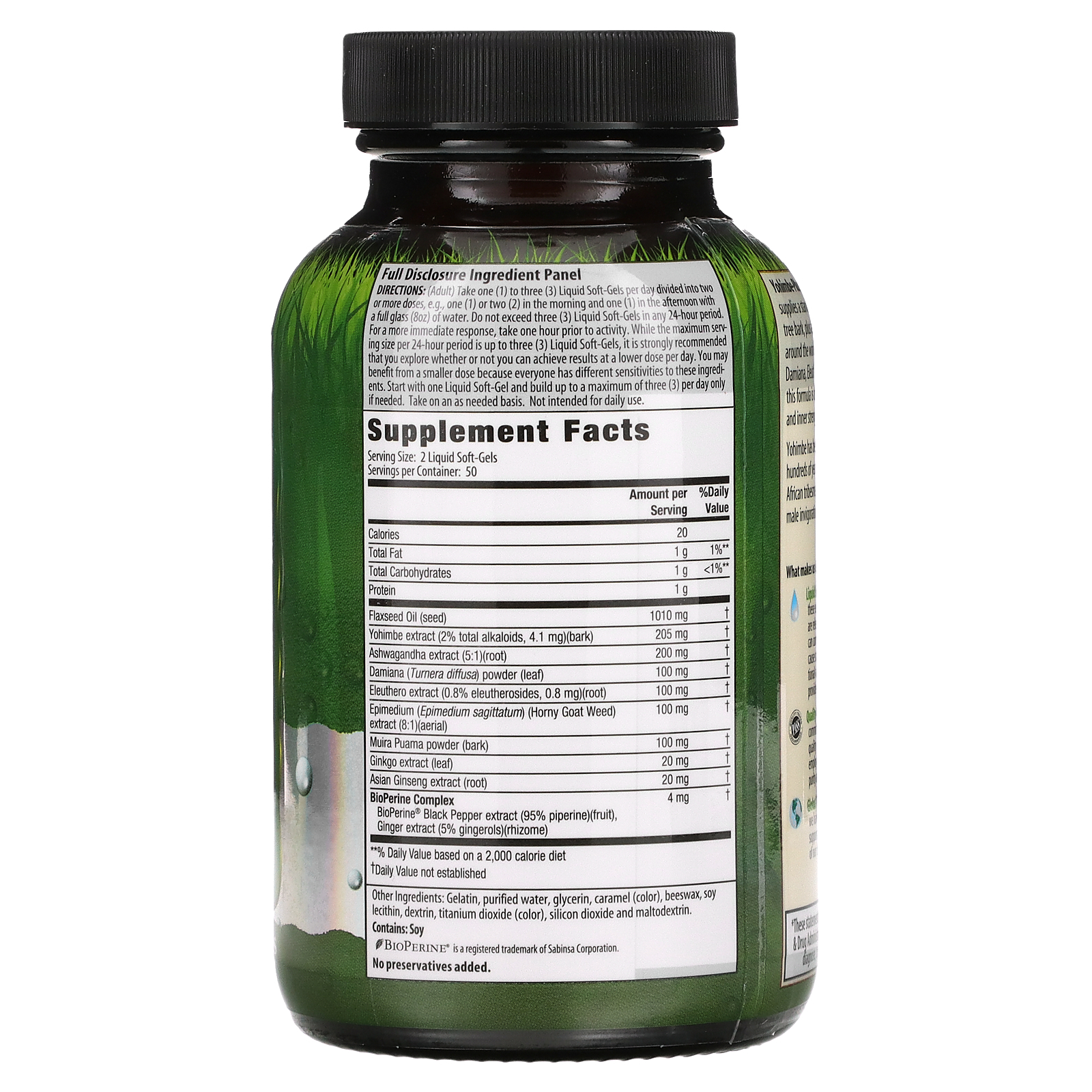 Irwin Naturals, YohimbePlus, Maximum Enhancement, 100 Liquid SoftGels