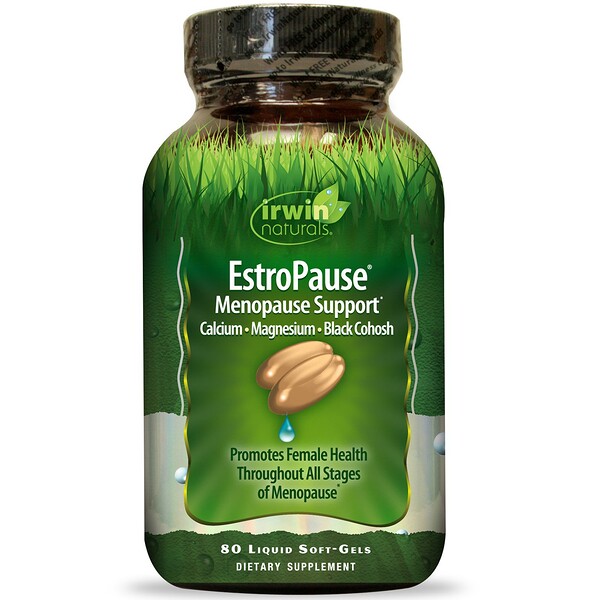 Irwin Naturals, EstroPause, поддержка в период менопаузы, 80 капсул