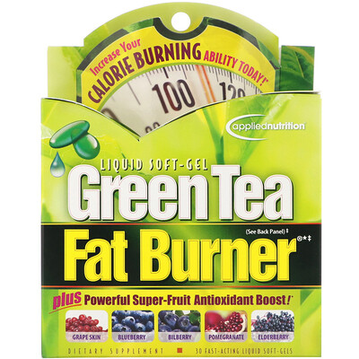 

Добавка для нормализации веса с зеленым чаем, 30 желатиновых капсул быстрого действия