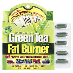Green Tea Fat Burner®, 30 швидкодіючих рідких капсул