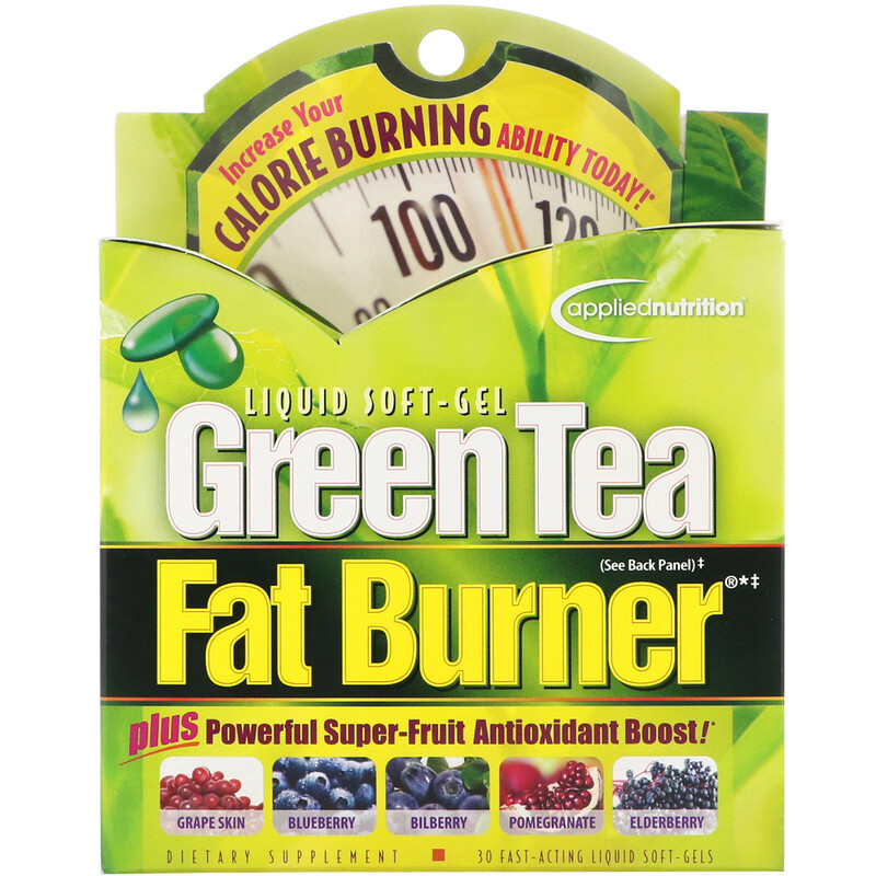 appliednutrition, Green Tea Fat Burner, 30 FastActing Liquid SoftGels