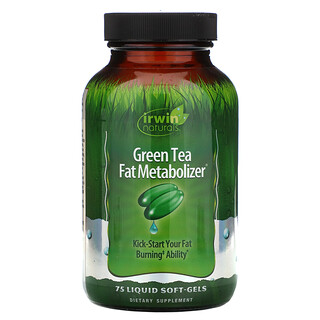Irwin Naturals, Green Tea Fat Metabolizer، ‏75 كبسولة هلامية سائلة