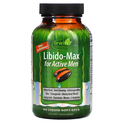 

Irwin Naturals Libido-Max для активных мужчин 60 капсул с жидкостью