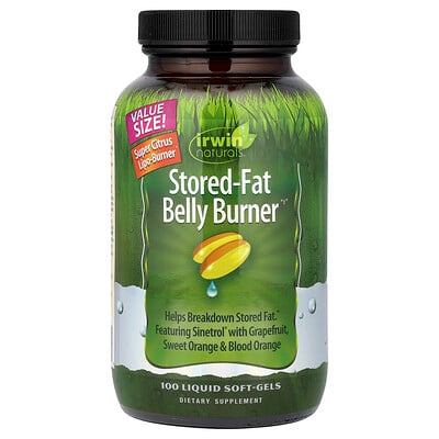 Product Image for Irwin Naturals, Stored-Fat Belly Burner , 100 Liquid Soft-Gels