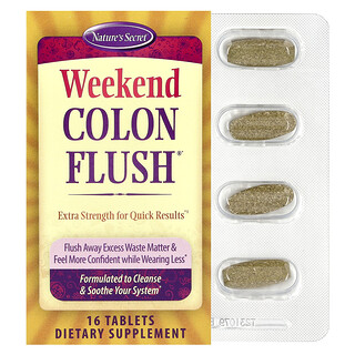 Nature's Secret, Weekend Colon Flush®, 16 tablete