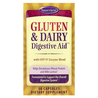 Nature's Secret, Gluten & Dairy Digestive Aid™, 50 capsule