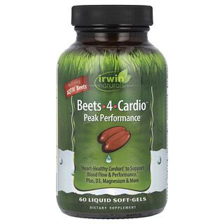 Irwin Naturals, Beets-4-Cardio™, 60 Cápsulas Softgel Líquidas