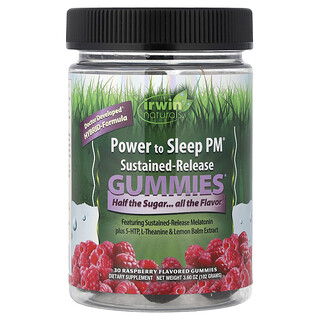 إيروين ناتشورالز‏, مكمّل علكة Power to Sleep مساءً 30 علكة توت العليق
