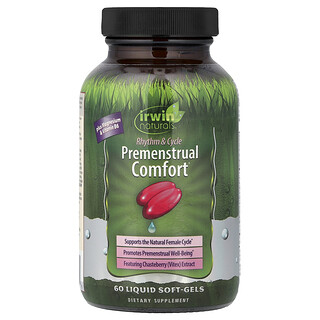Irwin Naturals, Premenstrual Comfort, prämenstrueller Komfort, 60 flüssige Weichkapseln