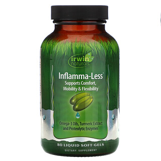 Irwin Naturals, Inflamma-Less液態軟膠囊，80粒
