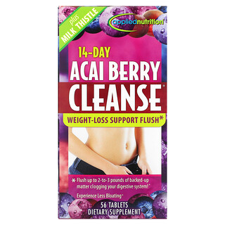 appliednutrition, 14-Day Acai Berry Cleanse（14日間アサイベリークレンズ）、タブレット56粒