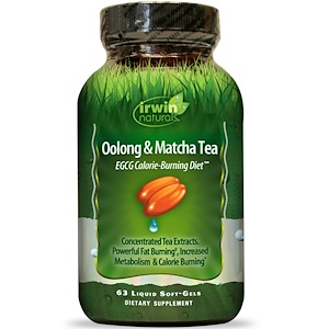 Oolong & Matcha Tea, EGCG Calorie-Burning Diet, 63 Liquid Soft-Gels отзывы покупателей
