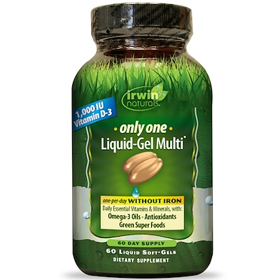 

Only One, Liquid-Gel Multi, Without Iron, 60 Liquid Soft-Gels