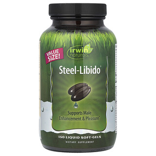 Irwin Naturals, Steel-Libido®, zur Unterstützung der Libido, 150 flüssige Weichkapseln