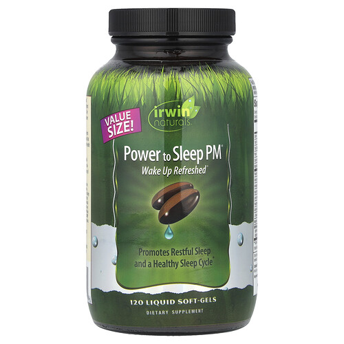 Irwin Naturals Power to Sleep PM®, 120 Liquid Soft-Gels