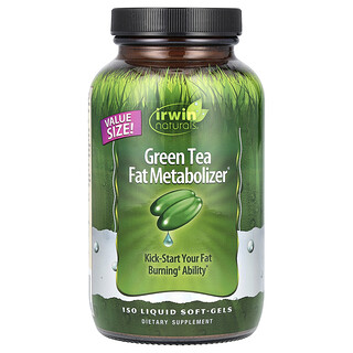 Irwin Naturals, Groene Thee Vetmetabolisator®, 150 vloeibare softgels