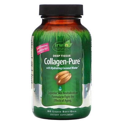 Irwin Naturals Collagen-Pure, Deep Tissue, 80 гелевых капсул