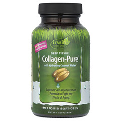 Collagen-Pure, колаген для глибоких шарів шкіри, 80 капсул із рідиною