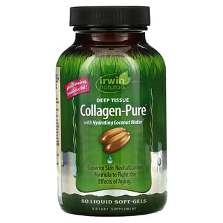 Irwin Naturals, Deep Tissue Collagen-Pure, 80 gélules liquides